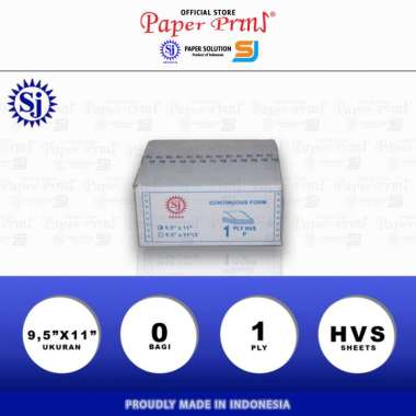 SJ PREMIUM CONTINUOUS FORM / HVS / 9,5 X 11 / 1PLY