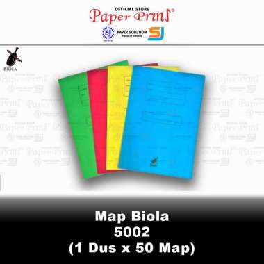 Map Kertas Biola 5002 Merah