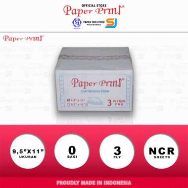 PAPERPRYNS CONTINUOUS FORM / NCR / 9,5 X 11 / 3PLY