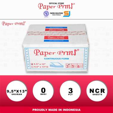 Paperpryns Kertas Continuous Form 3PLY NCR FOLIO 9,5" x 13"