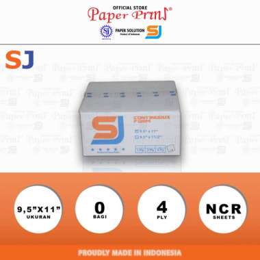 SJ ORANGE CONTINUOUS FORM / NCR / 9,5 X 11 / 4PLY