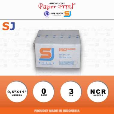 SJ ORANGE CONTINUOUS FORM / NCR / 9,5 X 11 / 3PLY