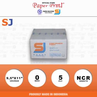 SJ ORANGE CONTINUOUS FORM / NCR / 9,5 X 11 / 5PLY