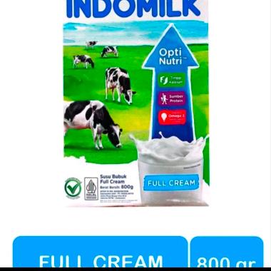 Promo Harga Indomilk Susu Bubuk Omega 3 Full Cream 800 gr - Blibli