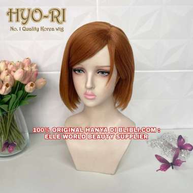 READY STOCK - WIG NOBARA KUGISAKI WIG KUGISAKI NOBARA WIG COSPLAY ANIME JUJUTSU KAISEN WIG WANITA PE