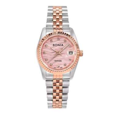 Original 100%!! Jam Tangan Wanita Bonia Bnb10550 B10550 Uk 3cm Monogram Bonia Sapphire Garansi Resmi