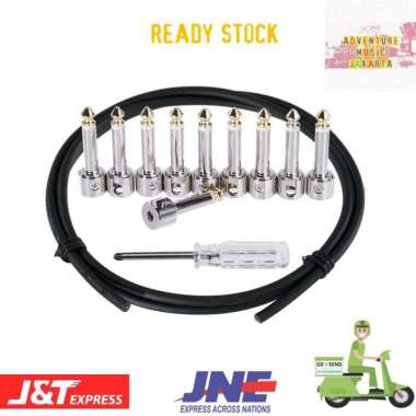 Solderless Patch Cable Kit Kabel Jumper Efek Gitar