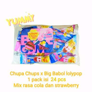 chupa chups babol gum filled lollipop