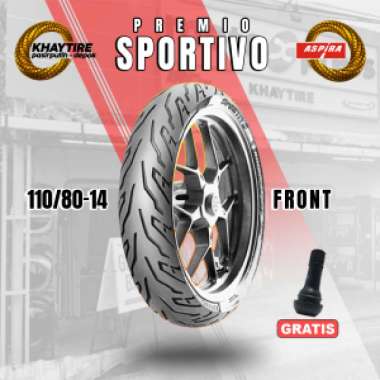 PROMO Ban Depan Motor YAMAHA AEROX // ASPIRA PREMIO SPORTIVO 110/80-14 Tubeless
