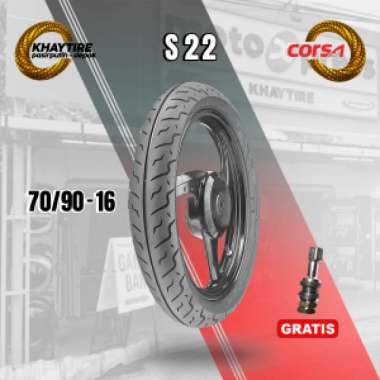 Ban Motor SKYWAVE, HAYATE, NOUVO // CORSA S22 70/90-16 Tubeless