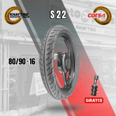 Ban Motor SKYWAVE, HAYATE, NOUVO // CORSA S22 80/90-16 Tubeless