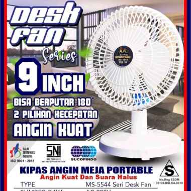 Mitsuyama MS 5544 Kipas angin Desk Fan 9 inch