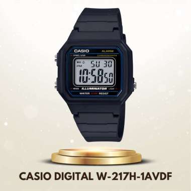 Casio General W-217H / W-217HM Jam Tangan Pria Digital Illuminator Original W-217H-1AVDF