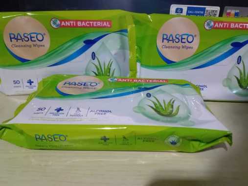 Paseo Anti Bacterial Wipes 25 Sheets / tissue basah paseo anti bakteri 2x25 sheet