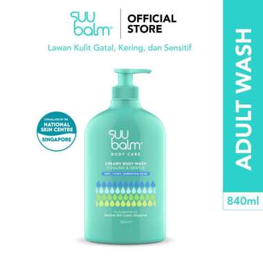 Suu Balm Dual Cooling & Moisturising Cream Body Wash for Dry Itchy Sensitive Problem Skin (840ml)