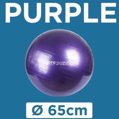 Goto Pezzi Gym Ball Bola Yoga Ibu Hamil Senam Olahraga Pilates Fitness PURPLE 65CM