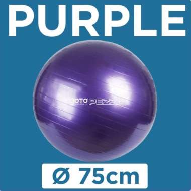 Goto Pezzi Gym Ball Bola Yoga Ibu Hamil Senam Olahraga Pilates Fitness PURPLE 75CM