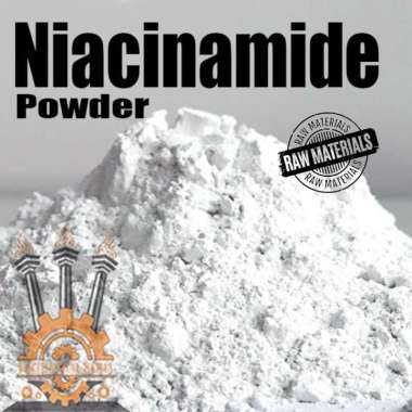 Vitamin B3 bubuk Niacinamide Powder Cosmetic Grade Mencerahkan 100gr