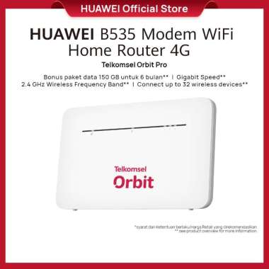 Telkomsel Orbit Pro Modem WiFi 4G - Putih