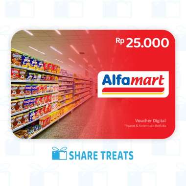 Voucher Belanja Digital Alfamart Rp 25.000 exp 30 hari