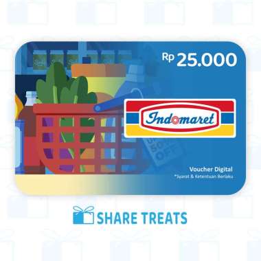 Voucher Belanja Digital Indomaret Rp 25.000 Exp 14 Hari