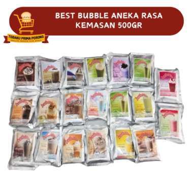 Serbuk Minuman Best Bubble Kemasan 500gr moccacino