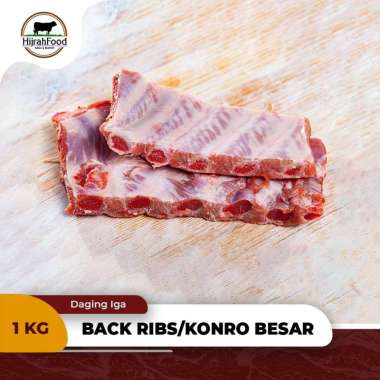 Back Ribs / Konro / Daging Sapi Iga Konro Utuh / Potongan (Qty. 1 kg) Potongan Besar