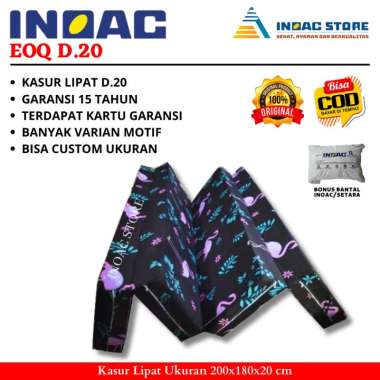 Kasur Lipat Busa Inoac No.1 Tebal 20 cm Asli Garansi 20 Tahun Murah EOQ D20