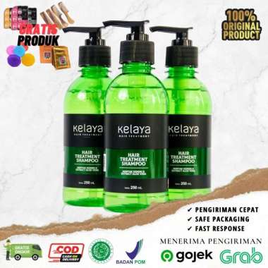 Promo Beli 3 Botol Kelaya Hair Treatment Shampoo BELI 3