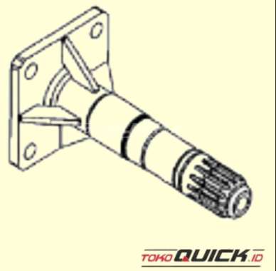 As Roda Traktor Quick - Main Shaft Sub Assy All Type Capung Rawa