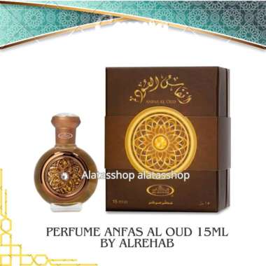 perfume ANFAS AL OUD 15ml by alrehab parfume aroma gahru import saudi