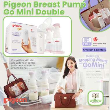 PIGEON 78141-2 BREAST PUMP GO MINI DOUBLE