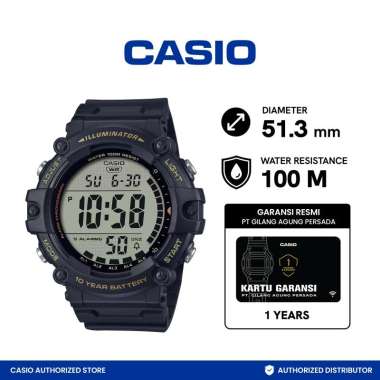 Jam Tangan Digital Pria Casio AE-1500WHX-1AVDF