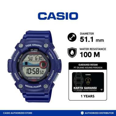 Casio WS-1300H-2AVDF Casio WS1300H-2A Original & Garansi