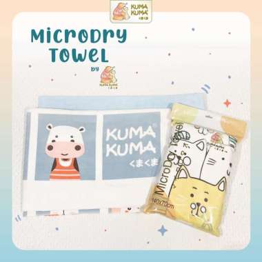Kuma Kuma Handuk Bayi Premium MicroFiber/ Handuk Kuma Kuma Lest's Paint