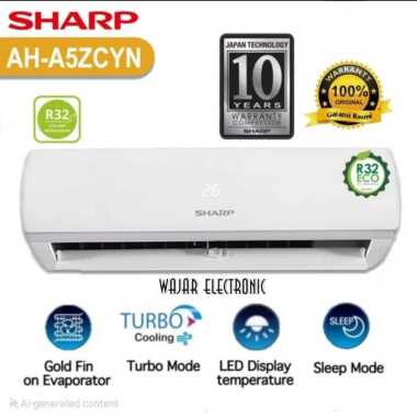 AC Sharp NEW MODEL 1/2 PK | AH-05ZCYN - AC split low watt
