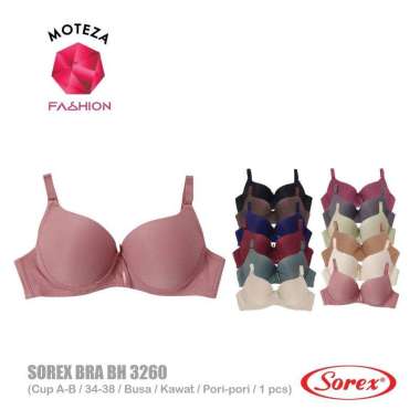 Sorex Bra - BH 3260 - Busa Cup A - B / Kawat - Extra Comfort Hijau Muda 36