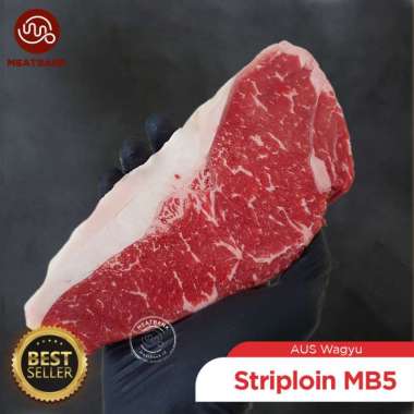 MEATBANK STRIPLOIN WAGYU MB5 Daging Aussie Beef BBQ Steak Sirloin MB 5 330gr