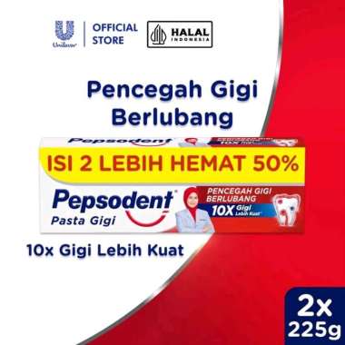Pepsodent 225 gr / Pepsodent Jumbo 225 gr isi 2