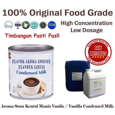 BIANG Essen Murni Esen Condensed Milk SUSU Vanilla Vanila BUKAN PASTA 50gram