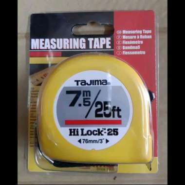 METERAN TAJIMA 7.5m 25ft MEASURING TAPE 7.1/2 meter 25 kaki