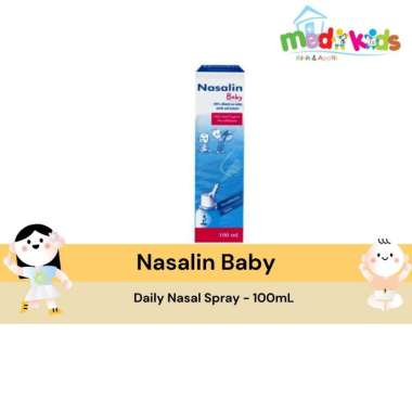 Nasalin Baby Daily Nasal Spray 100ml Semprot Hidung Tersumbat Bayi