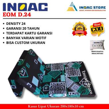 Kasur Lipat Busa Inoac No.1 Tebal 10 cm Asli Garansi 20 Tahun Murah EOM D24