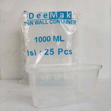Thinwall DM 1000ml Rectangle 1 pack