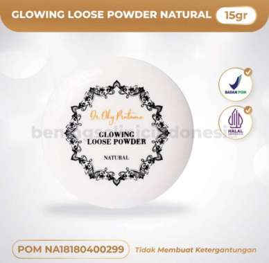 Glowing Loose Powder Bedak Tabur Natural Benings Clinic by dr. Oky Pratama