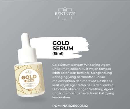 Gold Serum Benings Skincare by dr. Oky Pratama
