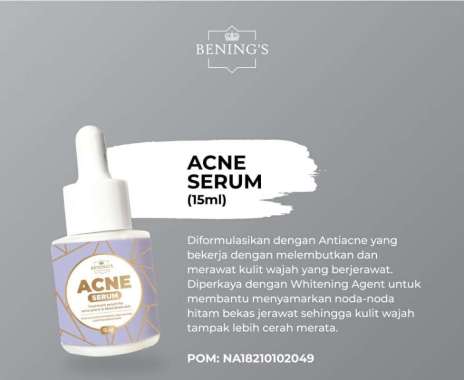 Acne Serum Benings Skincare by dr. Oky Pratama