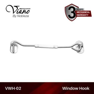 Hak Angin Pengait Penahan Jendela Window Hook Bulat dan Kotak Stainless Viano ( By Nobleza ) PJ PJ-V