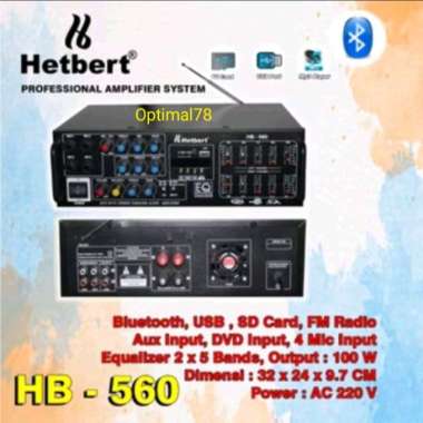 Power Ampli HETBERT HB - 560