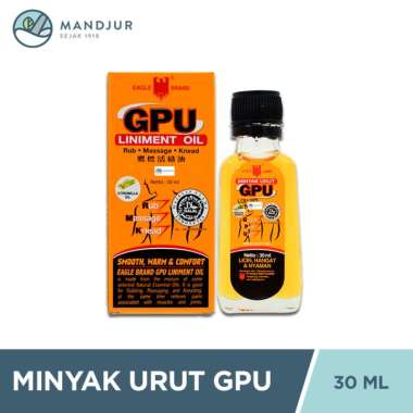 Minyak Urut GPU Cap Lang Minyak Sereh 30 mL - Minyak Urut Licin dan Hangat